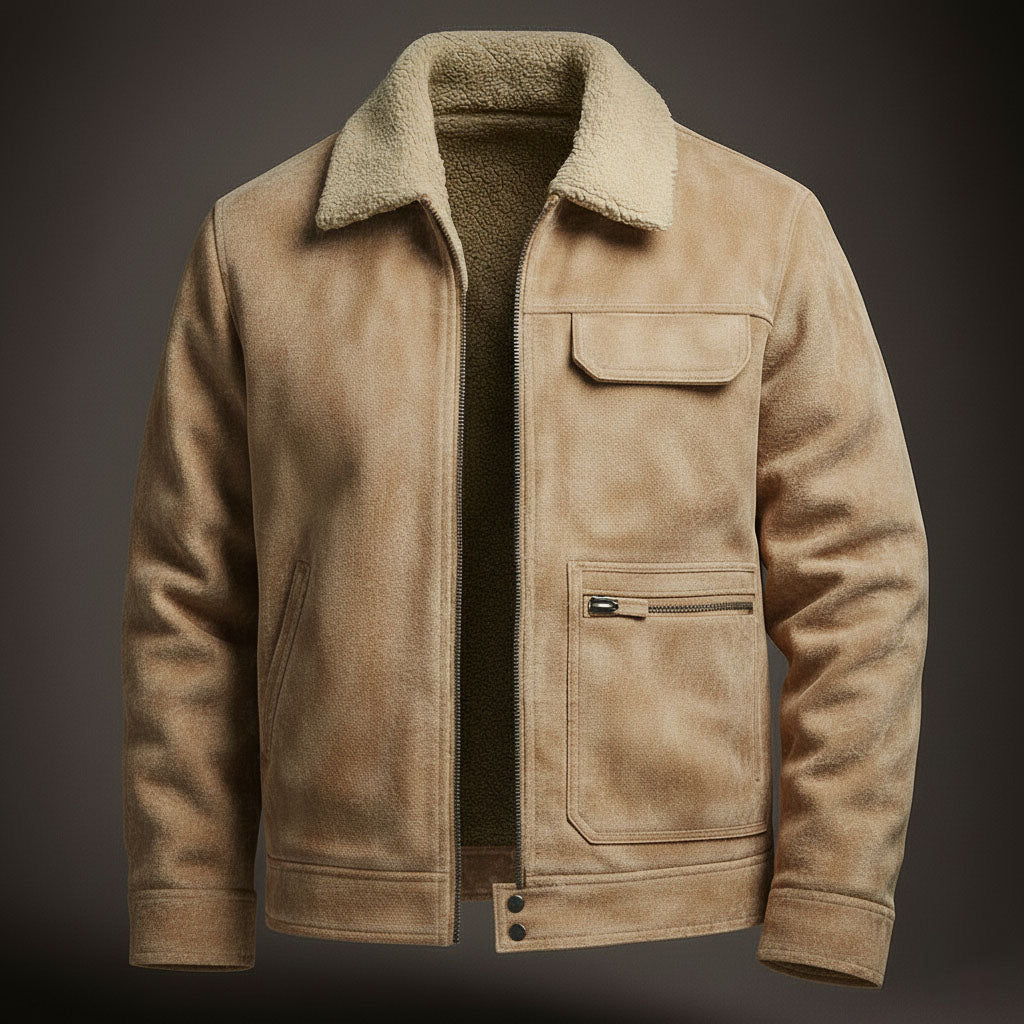 The Ashford Shearling-Collar Jacket
