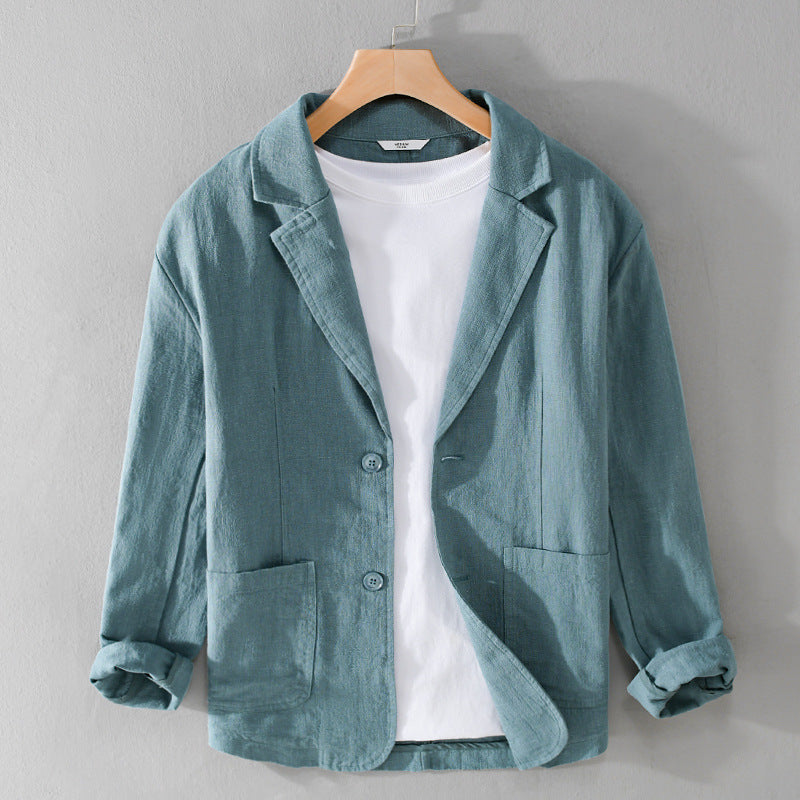 Hampton Dusk Linen Blazer
