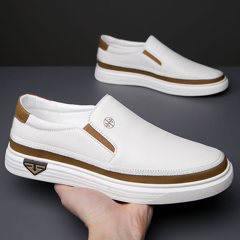 Allessio Genuine Leather Slip-Ons