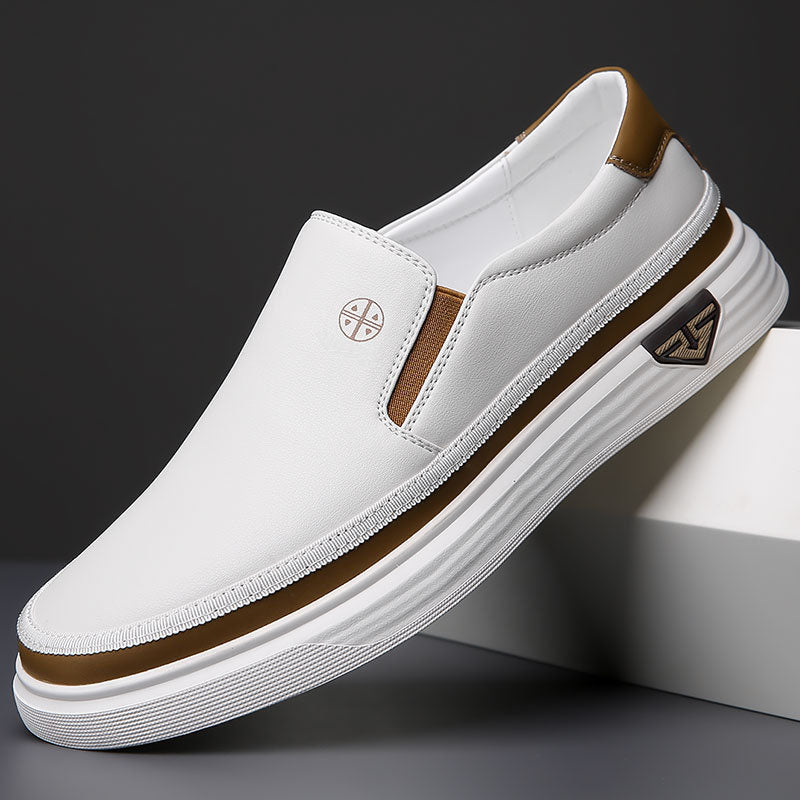 Allessio Genuine Leather Slip-Ons