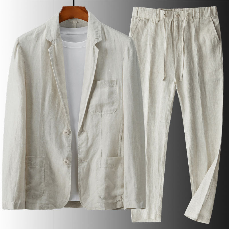 Santino Linen Suit Set