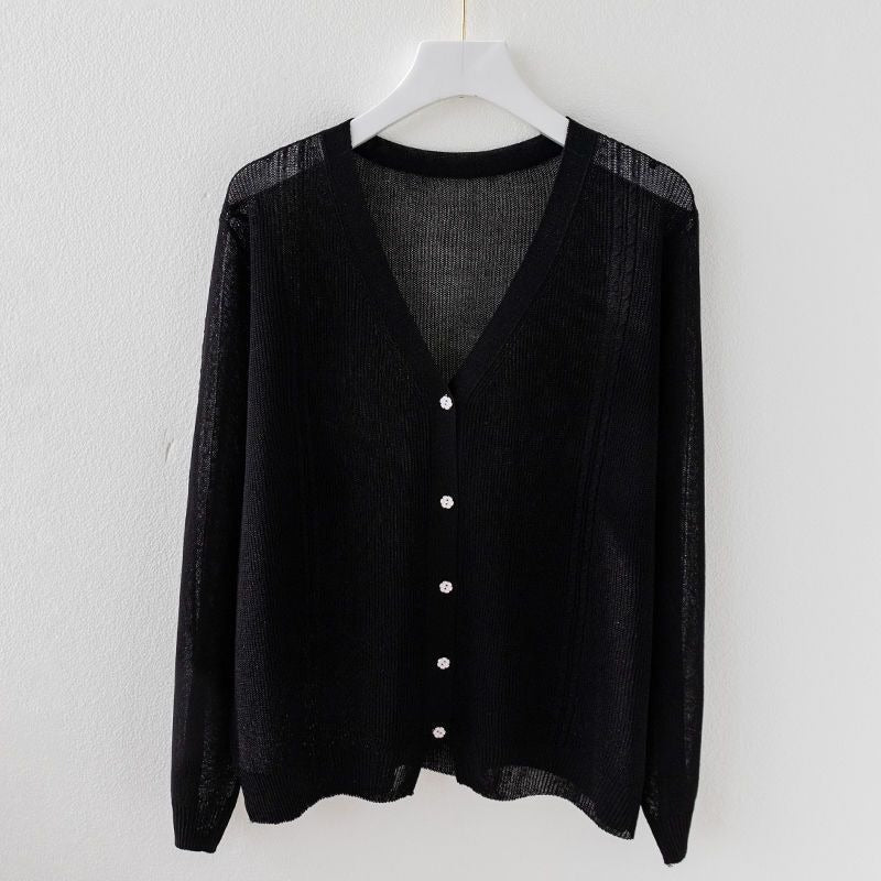 Mariah Knit Silk Cardigan