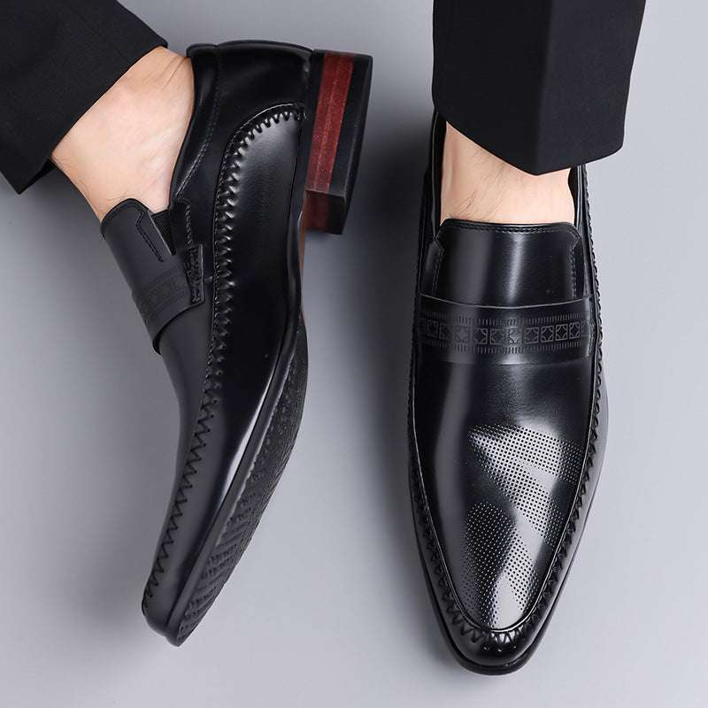 Harrow Crest Leather Loafers