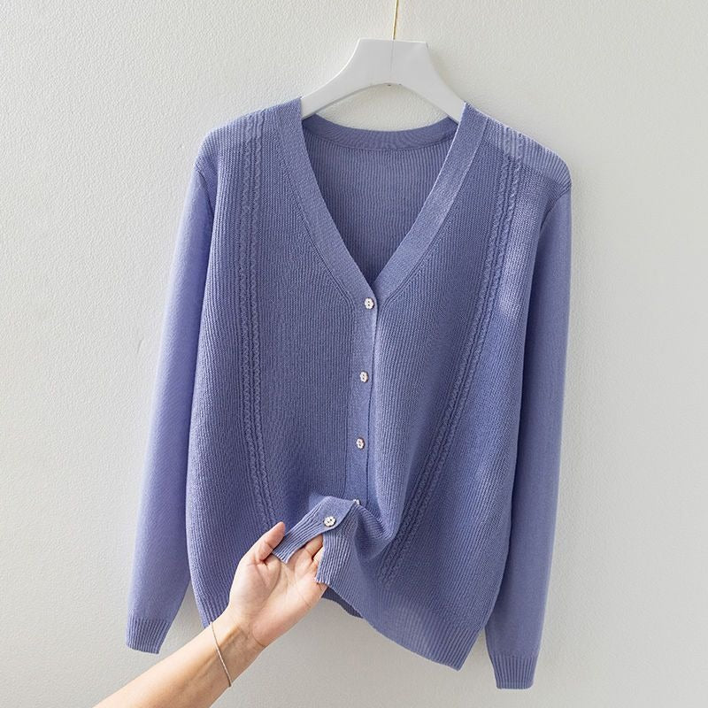 Mariah Knit Silk Cardigan