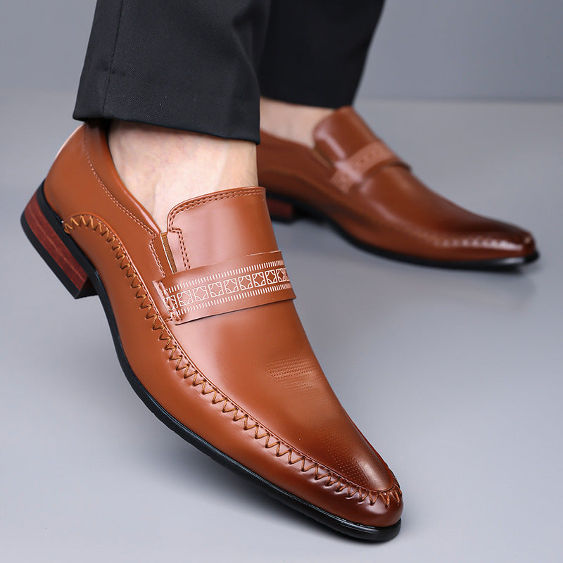 Harrow Crest Leather Loafers
