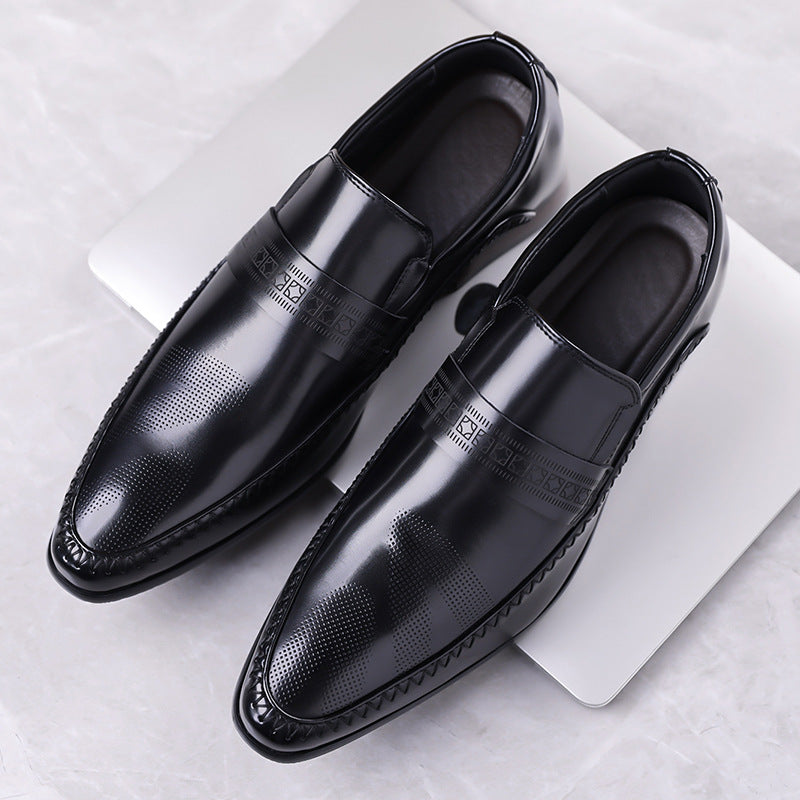 Harrow Crest Leather Loafers