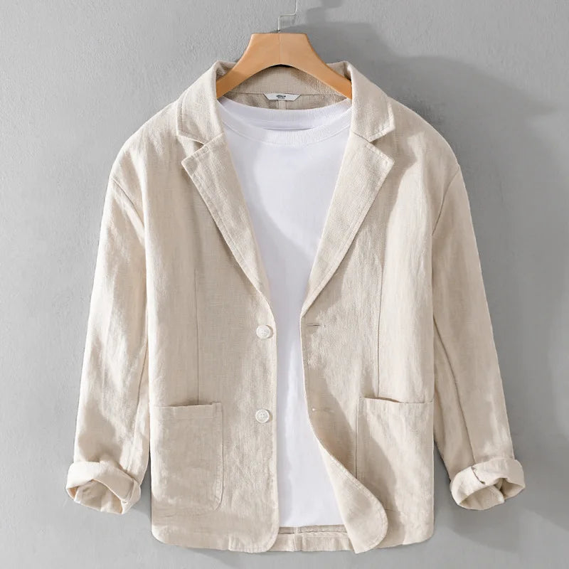 Hampton Dusk Linen Blazer