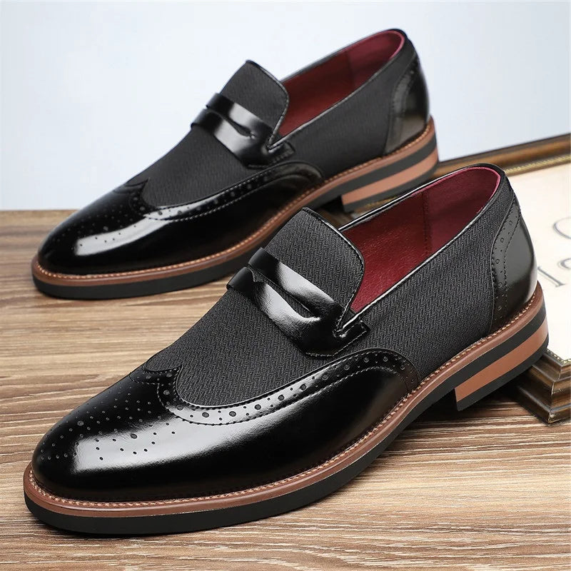 Saville Heritage Woven Leather Loafer