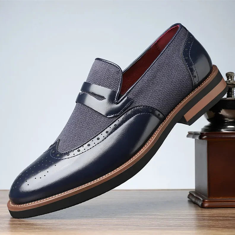 Saville Heritage Woven Leather Loafer