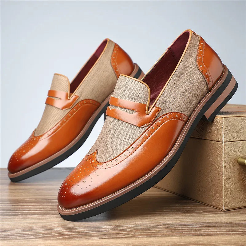 Saville Heritage Woven Leather Loafer