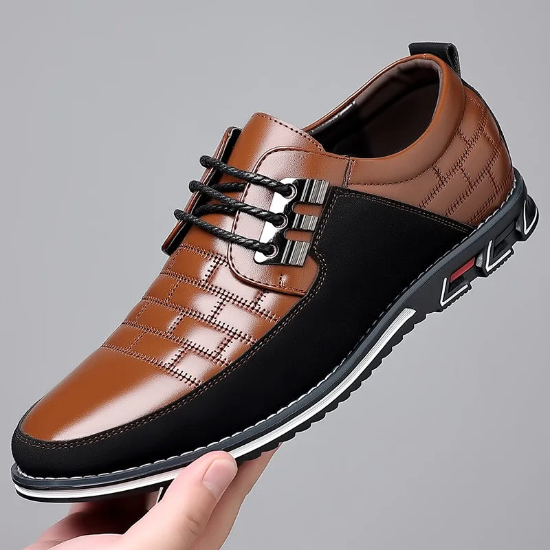 Barclay Woven Leather Oxford