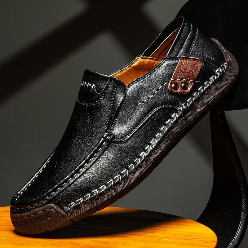 Toscano Signature Leather Loafers