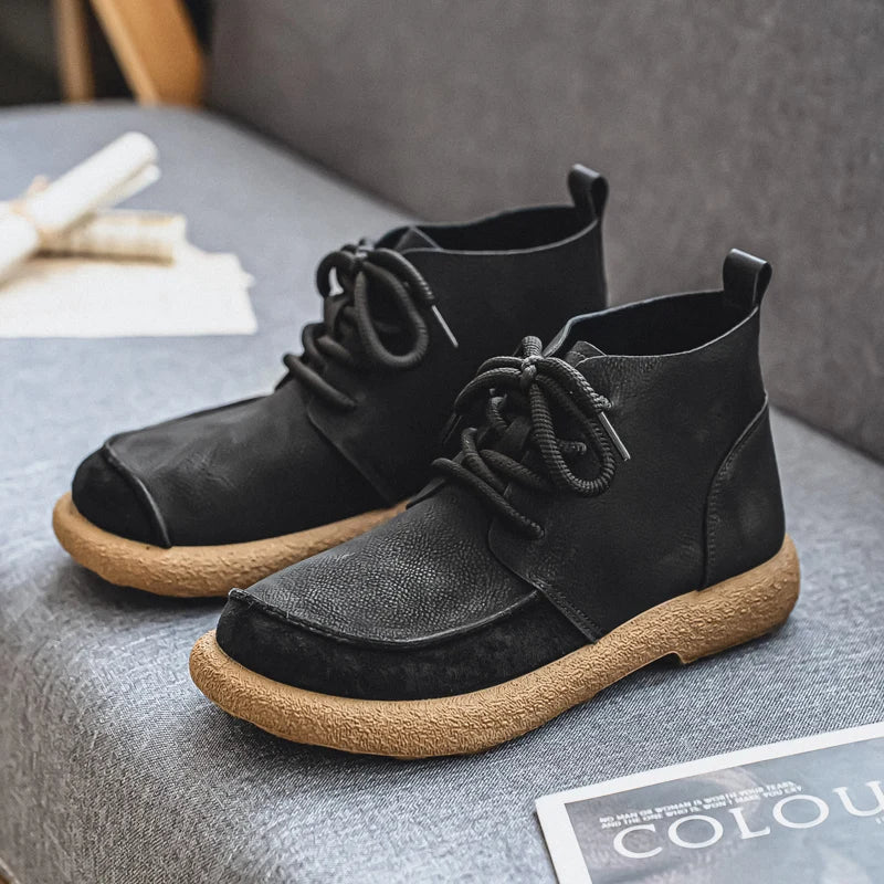 Fairmont Suede-Trim Ankle Boot