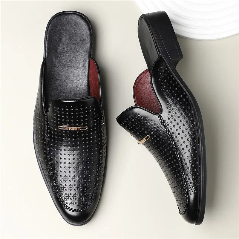 Carvelli Prestige Perforated Mules