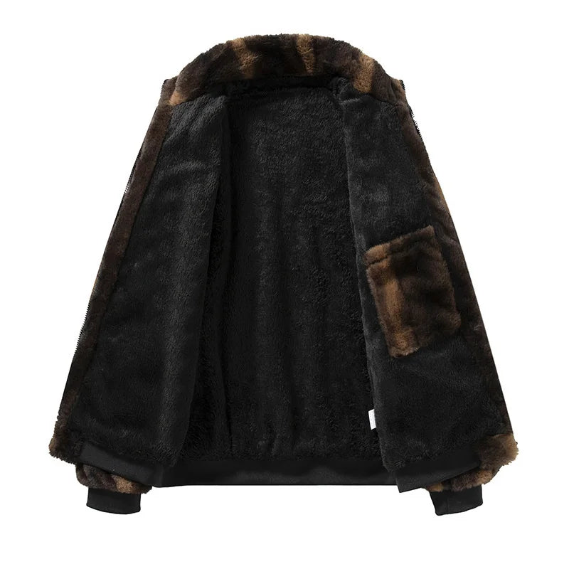 Cavalli Fur Bomber Coat