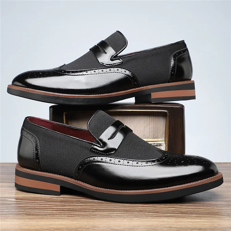 Saville Heritage Woven Leather Loafer
