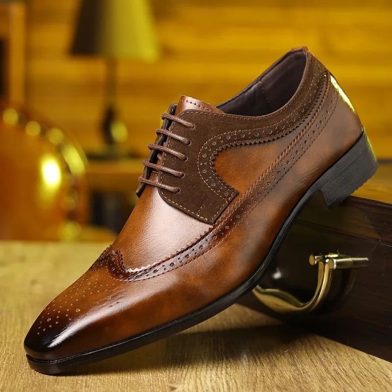 Belgrave Hand-Burnished Oxford Brogues