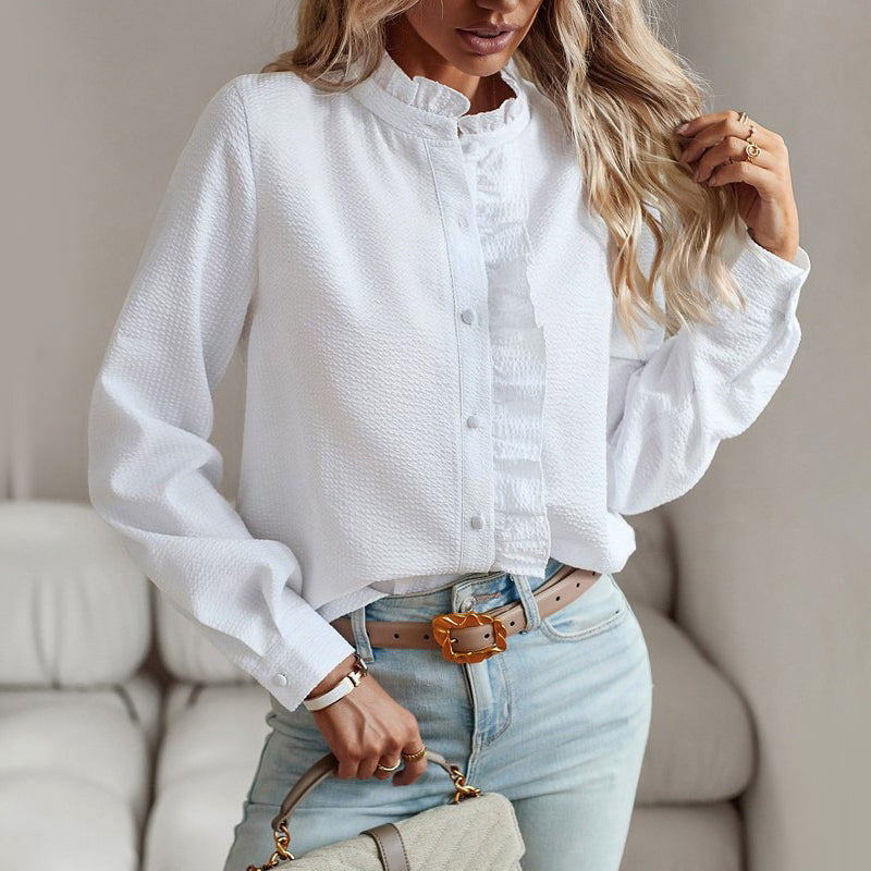 Valencia Ruffle Trim Shirt