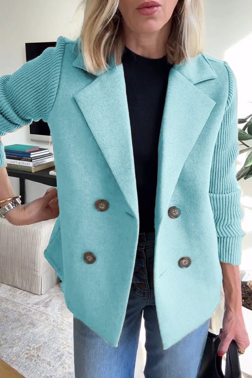 Bellamy Cashmere-Knit Casual Blazer