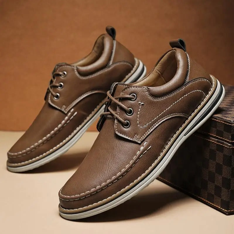 Camden Leather Moc Oxfords