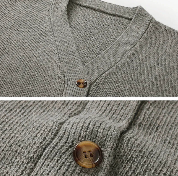 The Kingsley Striped Trim Cardigan