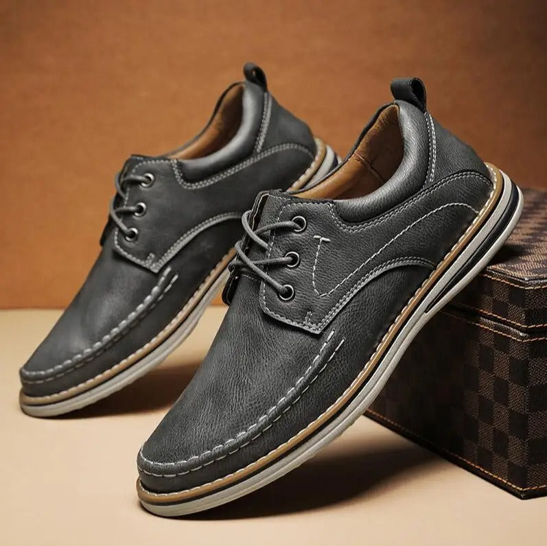 Camden Leather Moc Oxfords