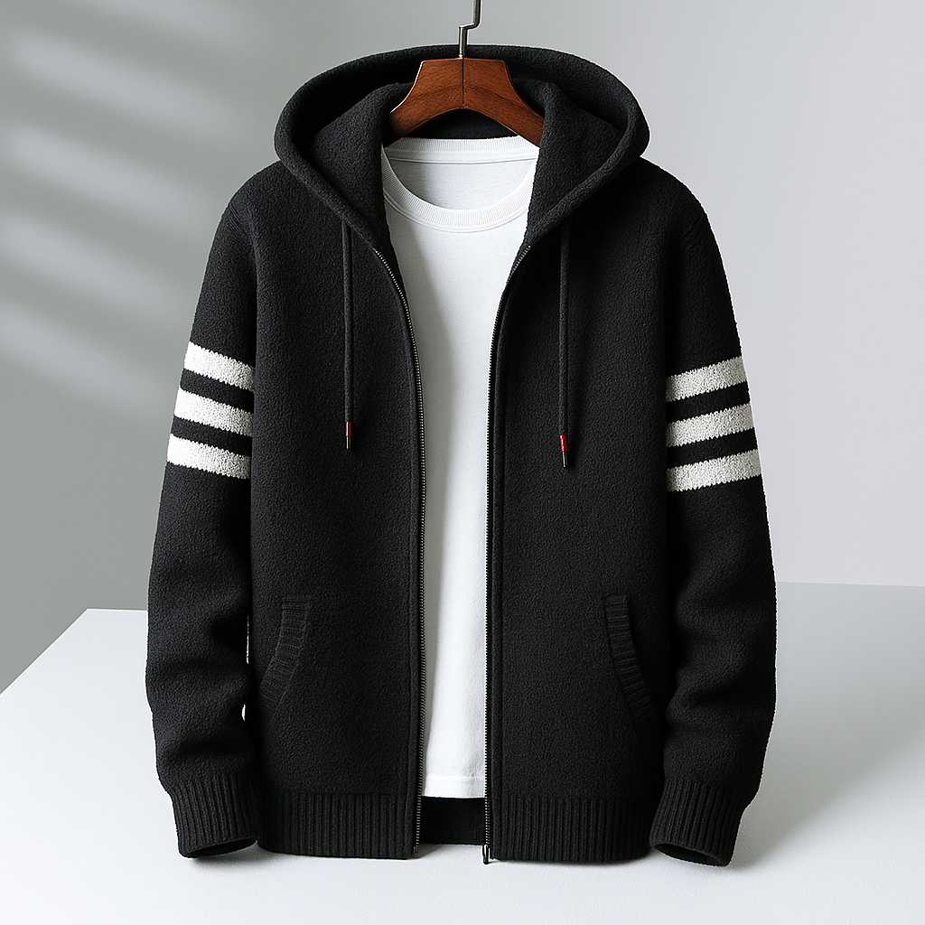 Harrison Knit Hooded Jacket