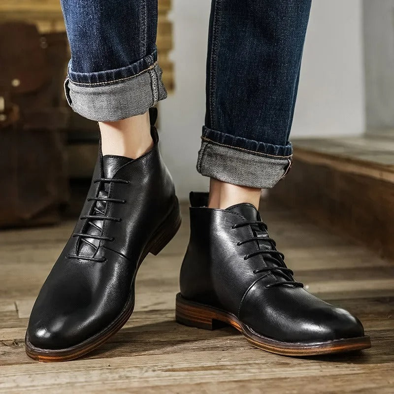 Camden Handcrafted Leather Ankle Boot